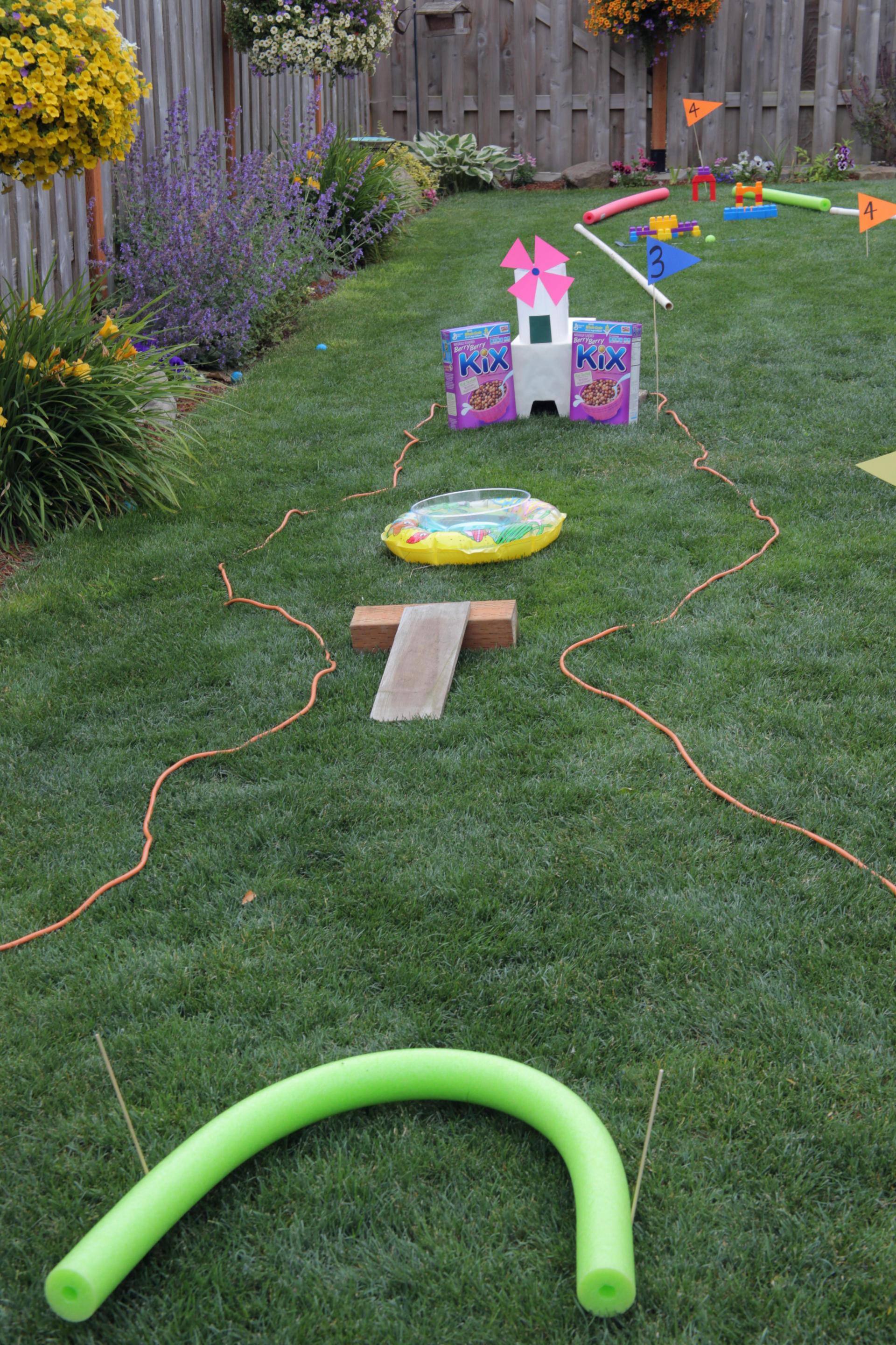 Outdoor Fun Backyard Mini Golf Course Kix Cereal