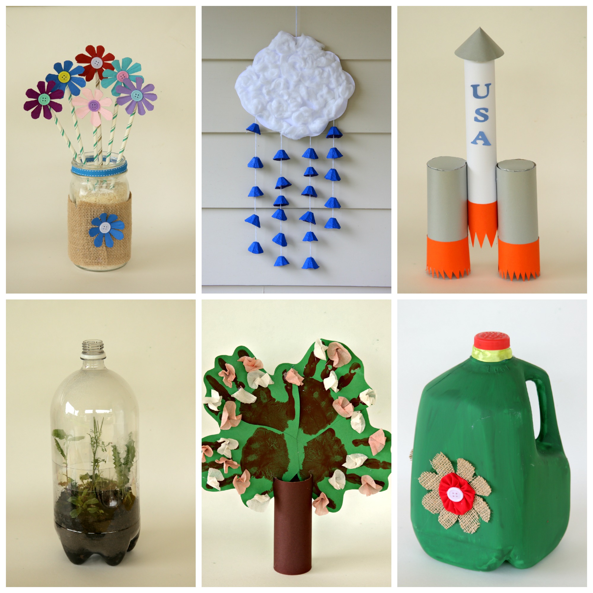 recycled materials craft ideas