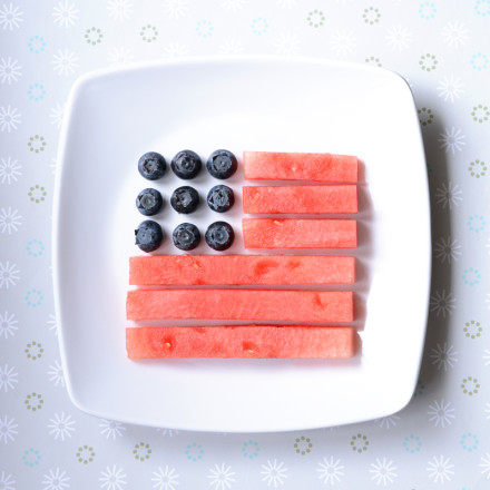 Food Art: The American Flag · Kix Cereal