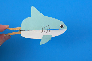 Clothespin Sharks · Kix Cereal